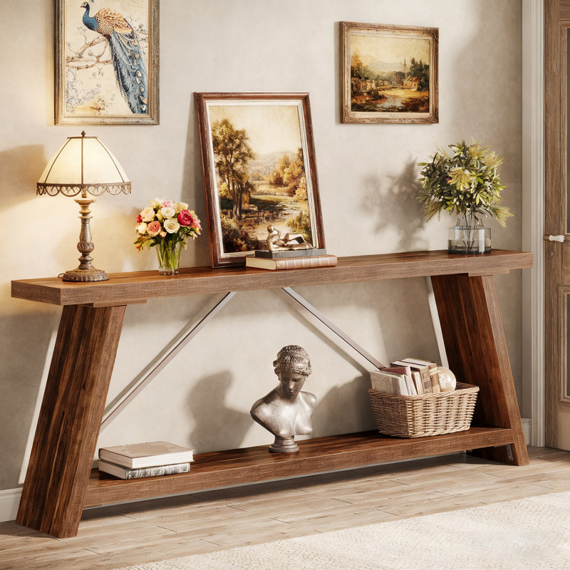 Alcott Hill® Clavel 70.9'' Console Table & Reviews | Wayfair